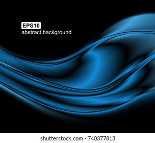 Abstract light wave futuristic background. Vector illustration