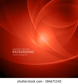 Abstract light waves vector background. 