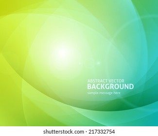 Abstract light waves vector background 