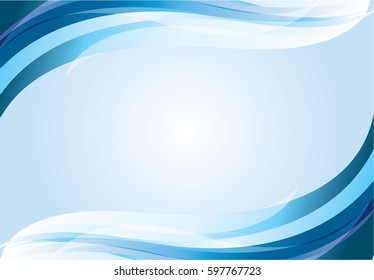 Abstract light waves vector background