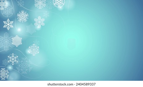 Abstract Light Winter Christmas Xmas Holiday Decorations Celebration Happy New Year Background Wallpaper Vector Design Style