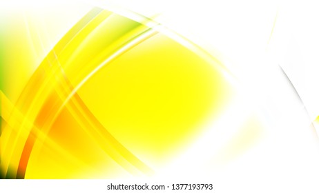 Abstract Light Yellow Curved Lines Background Illustrator