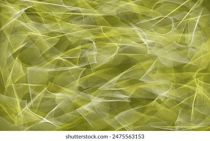 Abstract light yellow and white flowing lines form a dynamic, soft and airy textured background.