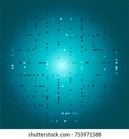 Abstract lighting glow dots texture background. Luminous volumetric ball. Modern dotted template vector illustration for design, covers, web sites, banners
