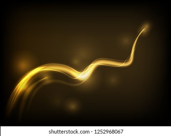 Abstract lighting wave background