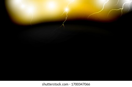 Abstract lightning background,
Golden backdrop vector,