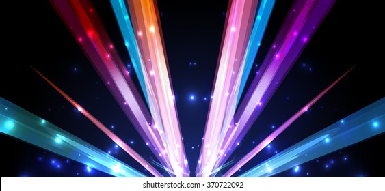 Abstract lightning bolt, high power futuristic background illustration