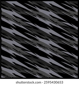 abstract lightning pattern black vector