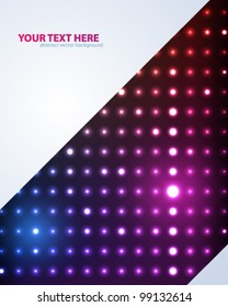 Abstract lights background. Modern vector illustration.