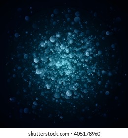 Abstract lights background. Vector explosions.