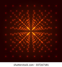 Abstract Lights Background. Vector Illustration.