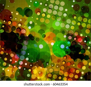 Abstract lights background, vector illustration.