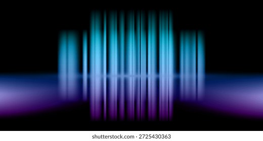 Fondo azul de las luces abstractas EPS10