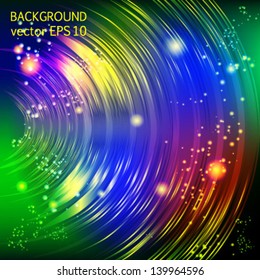 abstract lights cosmos background, starry sky vector