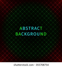 Abstract lights gradient strips on dark background