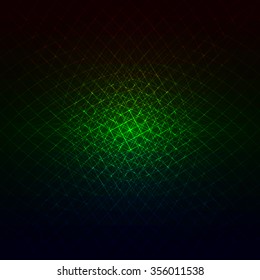 Abstract lights gradient strips on dark background