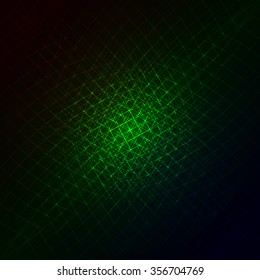 Abstract lights gradient strips on dark background