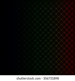 Abstract lights gradient strips on dark background