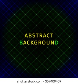 Abstract lights gradient strips on dark background