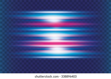 Abstract lights lines on image