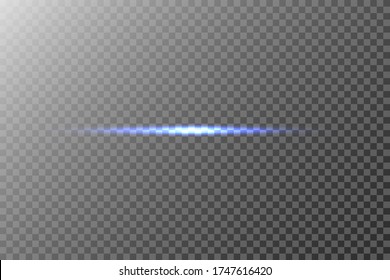 Abstract lights lines on transparent background vector illustration. Easy replace use to any image