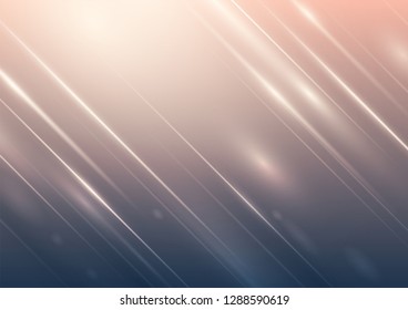 Abstract lights on gradient background, Vector illustration