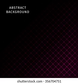 Abstract lights pink strips on dark background