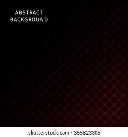 Abstract lights red strips on dark background