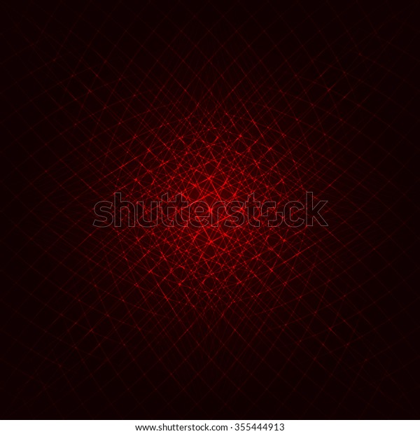 Abstract Lights Red Strips On Dark Stock Vector Royalty Free