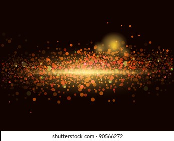 Abstract lights, vector