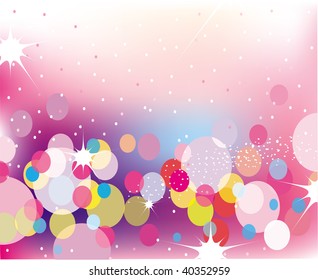 Abstract lights vector background