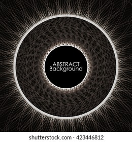 Abstract lights wave pattern technology background.