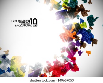 abstract like, eps10
