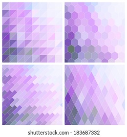 Abstract Lila Patterns
