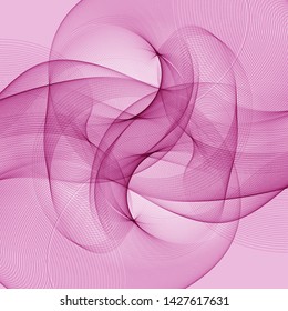 Abstract lilac background. Wave design.