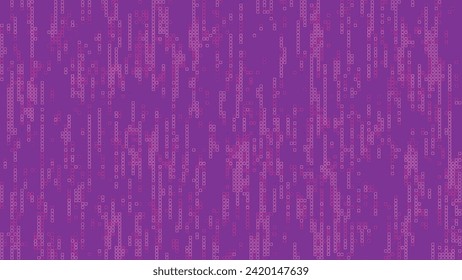 Abstract lilac mosaic background. Abstract colored LED squares background. Technology digital square pink color background. Light pixel grid background. Vector illustration.