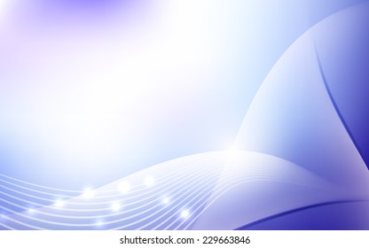 Abstract Lilac Pale Lines Background Soft Light Cloud Waves Vector Illustration