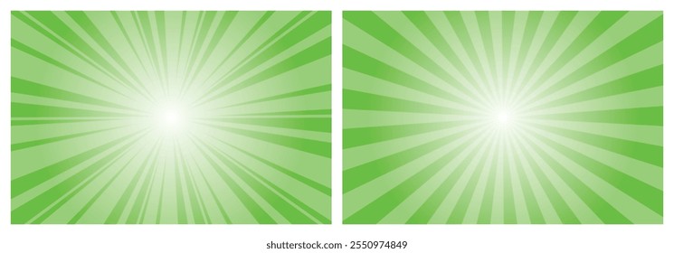 Abstract Lime Green Sunburst background. Editable Sunburst background, Sunburst, Sunbeam