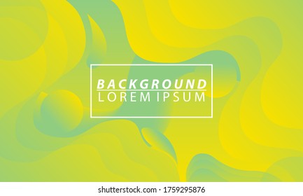 Moderno de fondo geométrico fluido verde, forma abstracta gradiente para banner, tarjetas de visita, invitaciones, tarjetas de regalo, volantes, folletos.