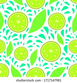 Abstract Lime Pattern, Seamless Pattern, Vector Illustration EPS 10.