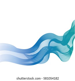 Abstract line 3d background_3