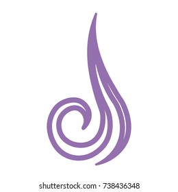 Abstract Line Air Symbol