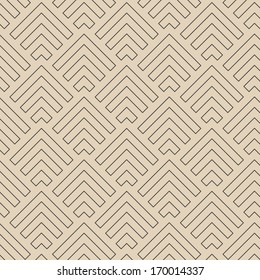 Abstract Line Arrows Pattern, vector