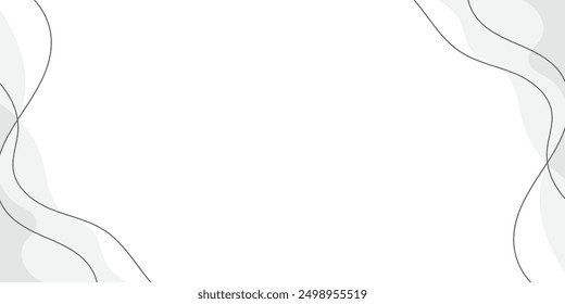 Abstract line art background design. simple style. white color tone. template flyers , banners, poster.