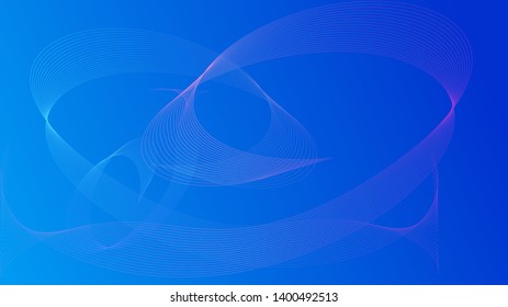 Abstract Line art background, stylized waves. Abstract background with soft gradient color.