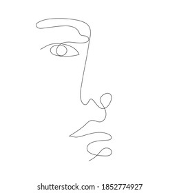 Abstract line art background vector illustration modern style 