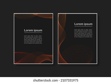 Abstract line art background vector. Gingko and botanical line art wallpaper. floral art for wall decoration and prints.