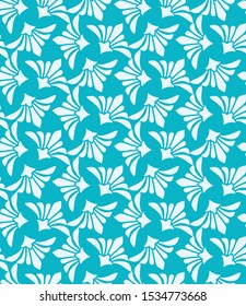 Abstract Line Art Bluish Color Seamless Repeat Pattern Great for spring and summer wallpaper, backgrounds, invitations, packaging design projects. Surface pattern design
