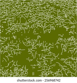 Abstract line art distress background. Vector illustration.