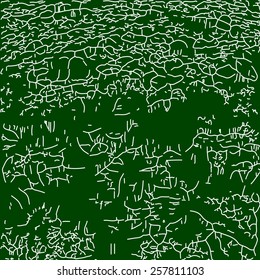 Abstract line art distress background. Vector illustration.